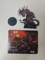 King Of Tokyo 2014 Edition ‘Meka Dragon’ Cardboard Figure/Monster Board Pieces