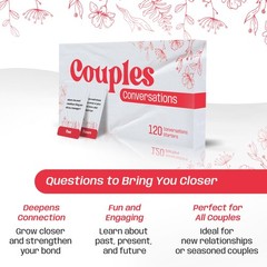 Couples Conversations Card Game – Stocking Stuffer for Boyfriend or Girlfrien…