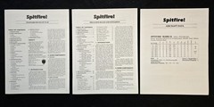 “SPITFIRE!” BOARD WAR GAME – 3W – UNPUNCHED, COMPLETE – 50+ SCENARIOS