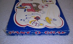 VTG 1948 Nu-Age Industries Pant-O-Graf Drawing Art Game Leominster, MA USA w/Box