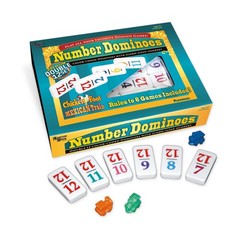 New – Puremco Number Dominoes – Premium Double 12 Set – Ages 6+ | 1-8 players