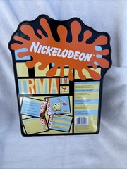 Nickelodeon Trivia Game 2002 Tin Set Rugrats SpongeBob Hey Arnold Etc.