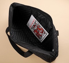 American Mahjong 166 Tiles Black Bag 4 Color Pushers/Racks Western Mahjongg