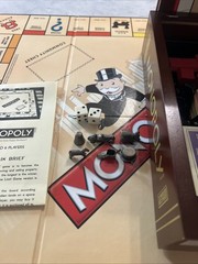Monopoly Bookshelf Vintage Game Collection Board Game 100% Complete