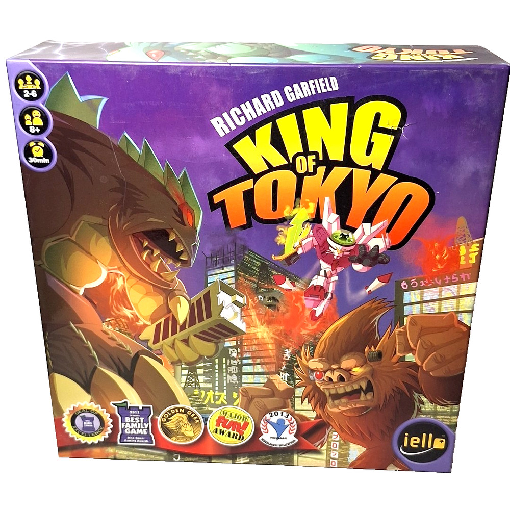 King of Tokyo Board Game By Richard Garfield 2014 Iello 2-6 Players Ages 8+ 2014
