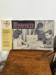 Vintage Elemento Board Game Science Chemistry School