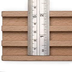 Yellow Mountain Imports Premium Beechwood Domino Racks/Trays – Set of 4