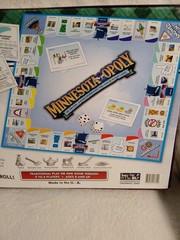 Minnesota Opoly A Fun Game Celebrating The Land Of 10,000 Lakes Late For The Sky