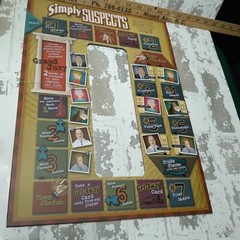 Simply Suspects The Game of Suspicion and Betrayal Board Game – Open Box
