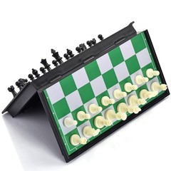 Chess Set with Folding Chess Board 2 Extra Queens Convenience Bag Educational