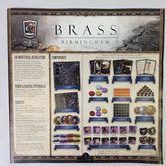 Brass: Birmingham Strategy Board Game Roxley Games Opened Un-played Complete