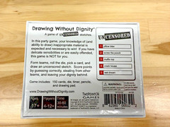 Drawing Without Dignity a Game of Uncensored Sketches Adult 17+ NEW!