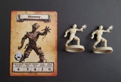 HeroQuest Mummy Mummies x2 28mm Fantasy Miniature