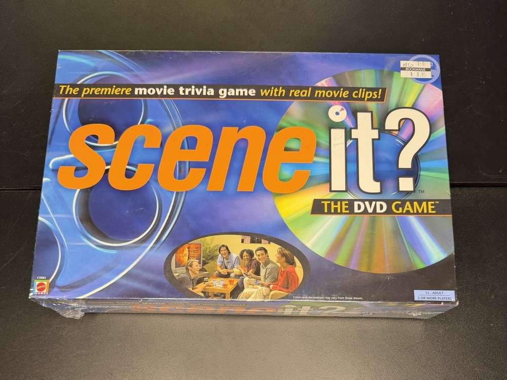 Scene It ? The DVD Mattel Board Game Movie Trivia Game NEW cello sealed gift