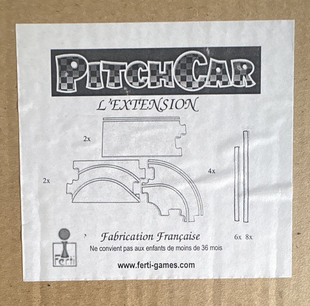 Ferti PitchCar L’Extension Racing Board Game Expansion 2+ Players Age 3+ 2002
