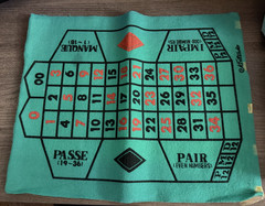 Nintendo N9 Roulette Casino Board Game Set – 1960s 60s – Japan – Vintage – RARE