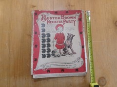 BUSTER BROWN CLOTH NECKTIE PARTY PIN ON GAME by S&R Rare Complete