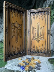 Ukraine BACKGAMMON Trident Luxury Wooden Board Game Carved Set New Nardy Нарды