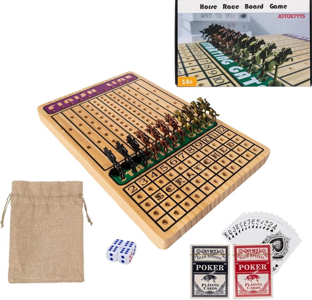 Horse Race Board 15.6 in Game, Luxury Game