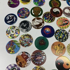 Vintage 1990’s Huge Lot Of Pogs 211 Plus Cases Holographic Lenticular Disney