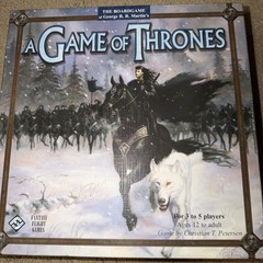 George R. Martin Game of Thrones and Expansion Clash of Kings board game