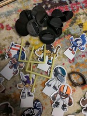 2013 NFL Rush Zone Football Board Game Lot Of parts