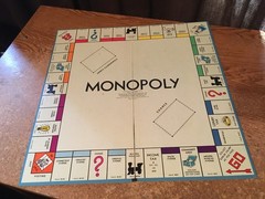 LOT OF BOARD GAME PIECES MONOPOLY CHICAGO IN A BOX CAREERS LOTS OF SILVER PIECES