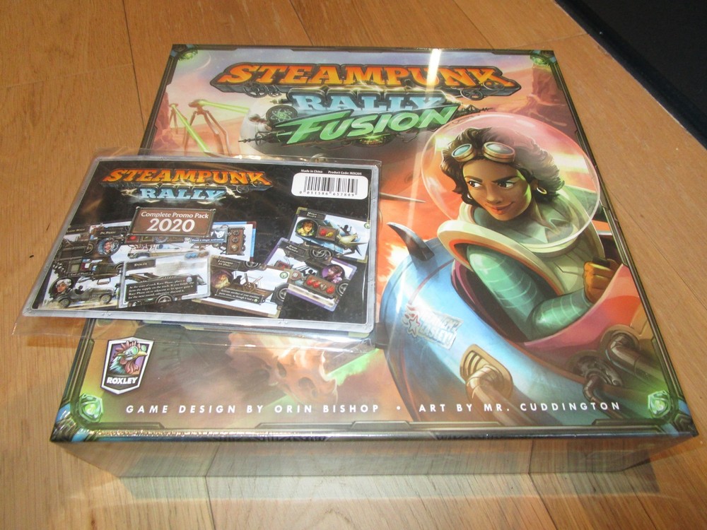 NEW Sealed Steampunk Rally Fusion Board Game 2020 Promo Pack Kickstarter Roxley