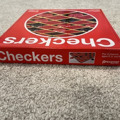 Checkers Board Game Set with 24 Pieces Classic Games