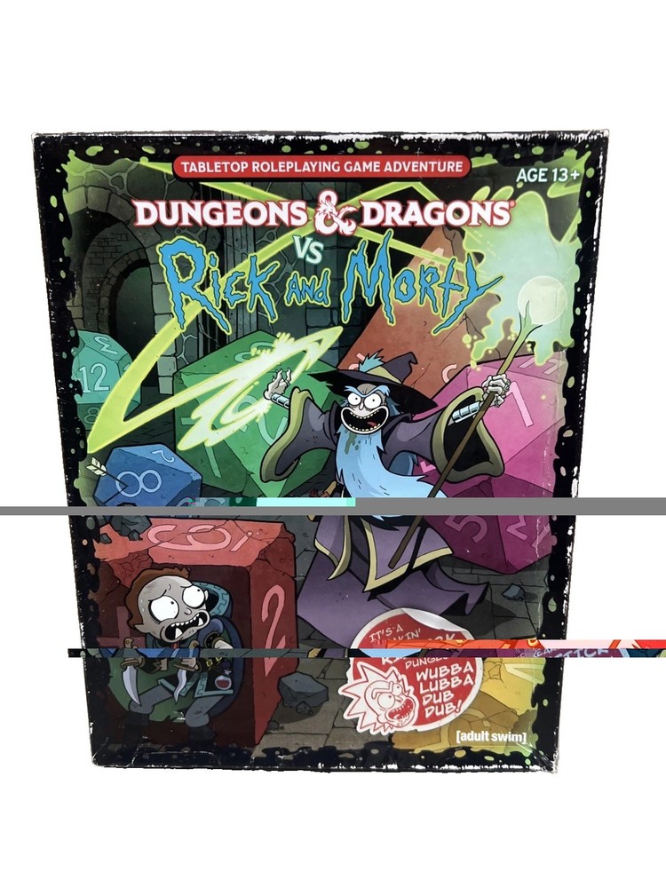 Dungeons And Dragons VS Rick And Morty D&D Tabletop Role Playing Game -COMPLETE!