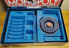 Monopoly Deluxe Edition 1998 Wood Houses 12 Gold Tokens Parker Brothers Complete