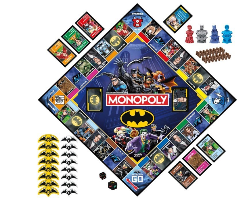 Hasbro Gaming Monopoly Batman Edition Board Game (2024) 2 – 4 Players F9930