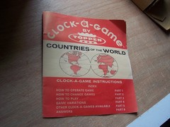 vintage 1967 Topper Toys Clock-a-Game family fun New Old Stock hard to find
