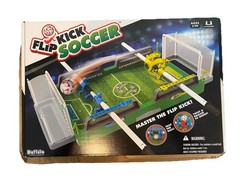 Buffalo Games Flip Kick Soccer Game Master The Flip Kick 2-4 Players Damaged Box