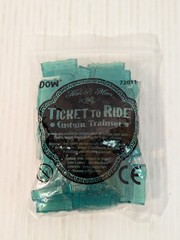 Ticket to Ride Custom Train set Translucent Promo Green Tournament Trains