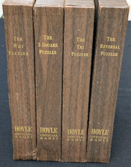 VTG 1964 HOYLE GAME SETKO’S 3 SQUARE PUZZLER WALNUT BOARD BRASS PCS BOXED COMPLT