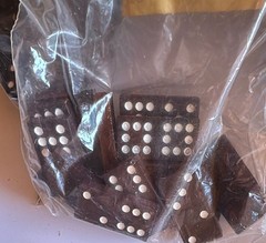 Vintage Dragon Design Dominoes Bulk Lot 22 Packages Mixed Wood Plastic Game Piec