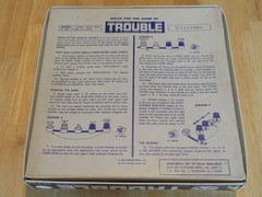 Vintage Trouble Board Game Kohner Bros No. 310 with Extra Wooden Pegs 1965
