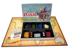 Parker Brothers 2003 Risk World Domination Board Game w/ Golden Token
