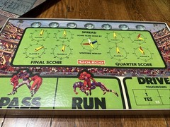 Vintage Super Coach TV Football Complete In Box Vintage 1974 Coleco Play NFL !