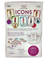 ICONS A Strategy Game about Women Who Play To Win, NEW, Ages 8+, 2-8 Players