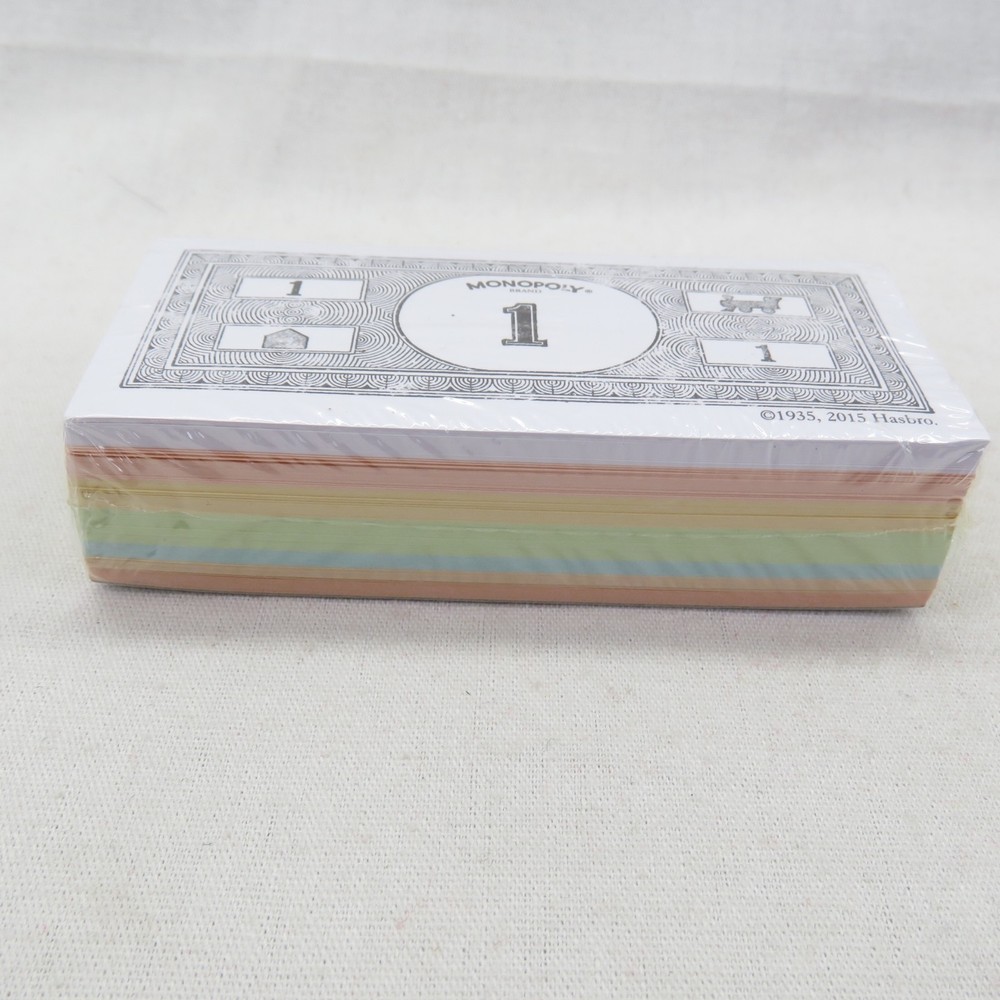 Standard Edition Replacement Monopoly Money IN SHRINK 2015 Hasbro