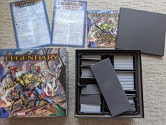Legendary: Marvel Deck Building Game – Core game, Dark City Expansion, and GOTG
