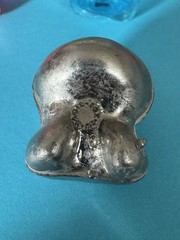 Gogos Crazy Bones Aliens Lot 7 Figures Silver Metallic Translucent Vintage Rare