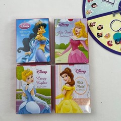 Disney Princess 10 Game Set Board Game Cards Bingo Dominoes Kids Family Gift