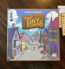 Tiny Towns Board Game – AEG Peter McPherson 2019 Complete