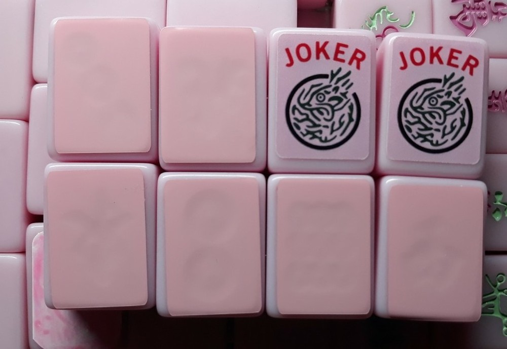 AMERICAN MAHJONG REPLACEMENT TILES. HOBBY LOBBY PINK. PLEASE READ DESCRIPTION