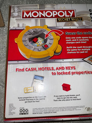 MONOPOLY Secret Vault Board Game for Kids Ages 8 and Up Family 100% Complete Fun