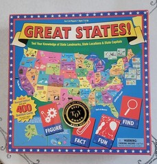 NEW Great States Board Game Revised Edition 2004, Best Toy Award!