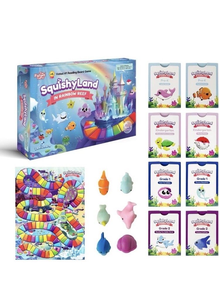 The Fidget Game Squishyland In Rainbow Reef – Educational Phonics Learning